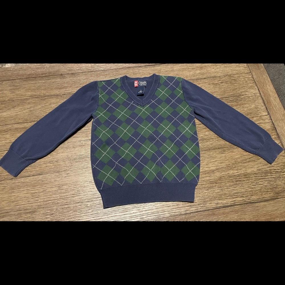 Youth chaps sweater